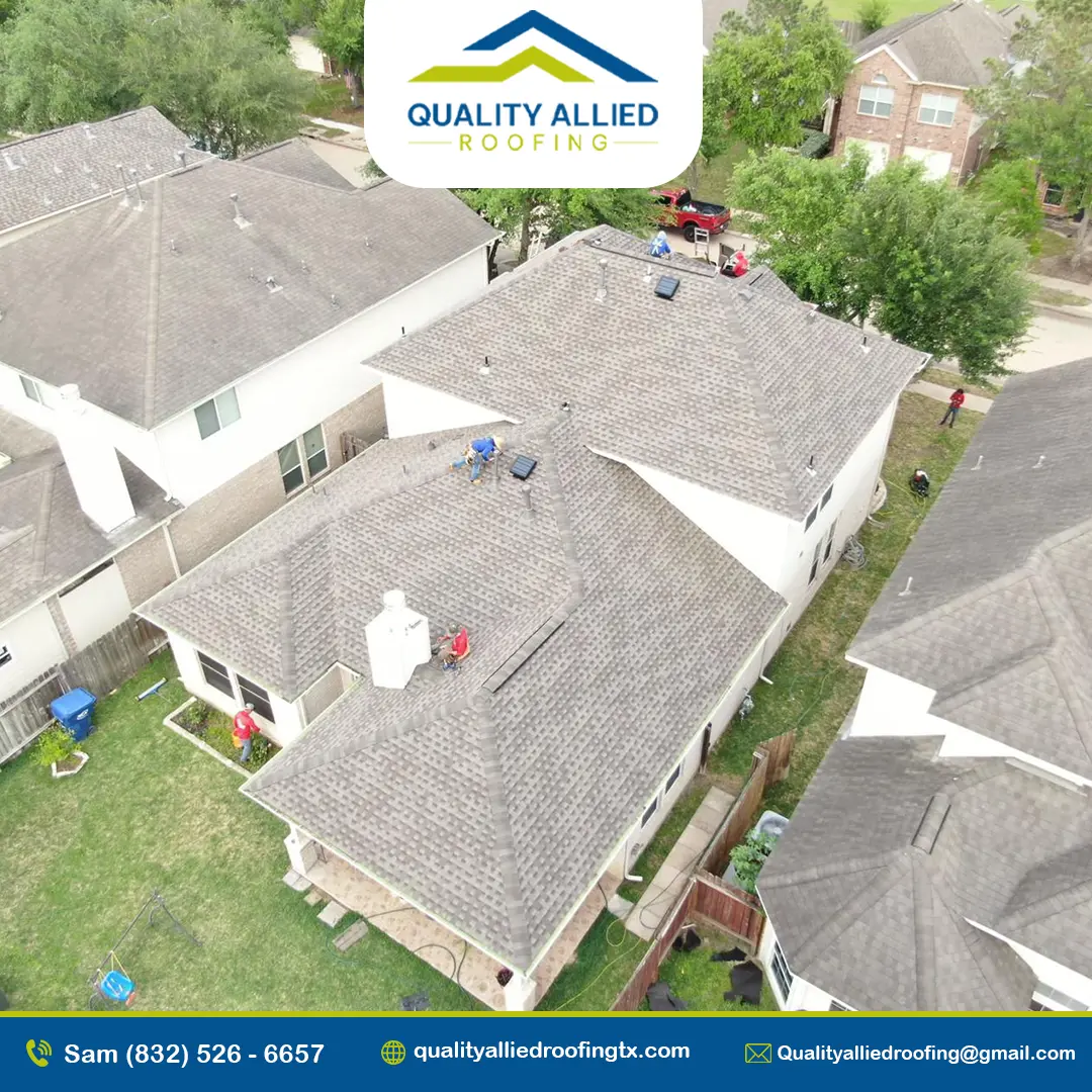 Quality Allied Roofing & Remodeling seamless gutter commercial