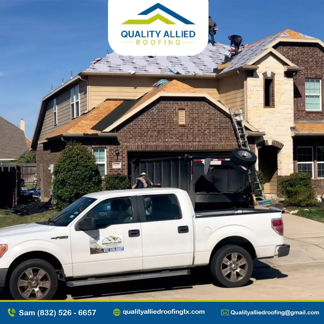 "Commercial Roof repair in Quality Allied Roofing& Remodeling Roofing Project