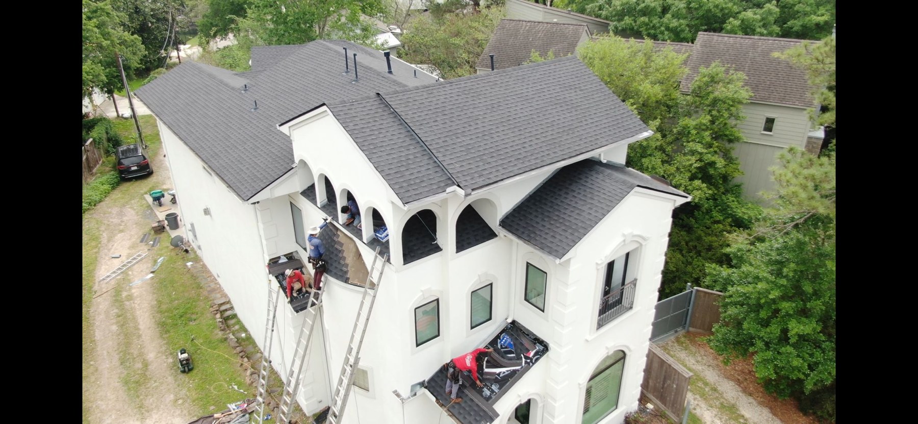Residential shingle roof project, photograph 6